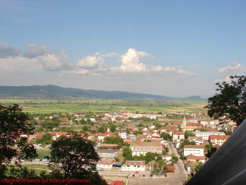 Vedere asupra municipiului Deva din cetate 2007