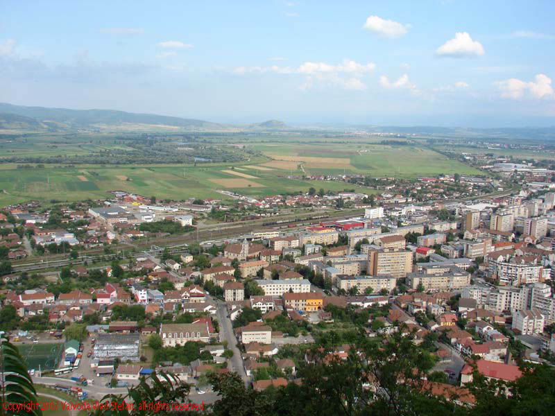 Panorama municipiul Deva din cetate poza 1
