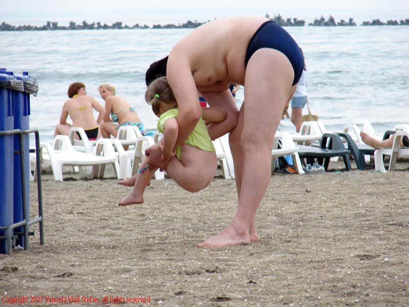 Pe plaja Mamaia 2007